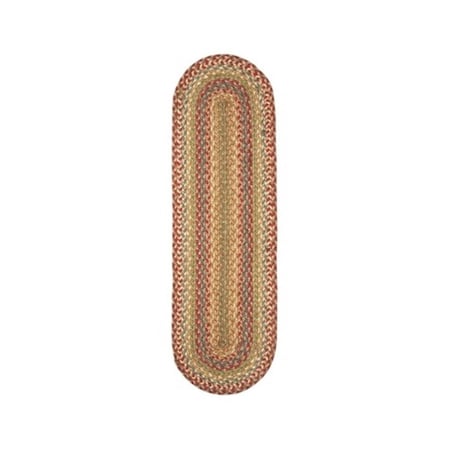 Homespice Decor Azalea Hudson Jute Braided Rugs - Table Runner - Oval 571144